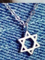 thumb 925 Sterling Silver five pointed star Pendant Necklace 2