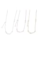 thumb Stainless Steel Star Minimalist Long Strand Necklace 2