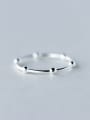 thumb 925 Sterling Silver Round Minimalist free size Ring 0