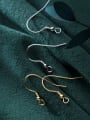 thumb 925 Sterling Silver With  Minimalist  Ear Hook Semi-Finished Earring Accessories 3