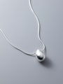 thumb 925 Sterling Silver Water Drop Minimalist Necklace 0
