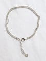 thumb 925 Sterling Silver Classic Beaded Bracelet 1