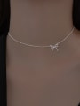 thumb 925 Sterling Silver Bowknot Minimalist Necklace 2