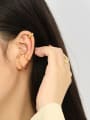 thumb 925 Sterling Silver Geometric Minimalist Clip Earring [Single] 3