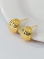 thumb 925 Sterling Silver Geometric Minimalist Stud Earring 2