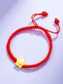 thumb Alloy Five-Pointed Star Smiley Cute Adjustable Bracelet 1