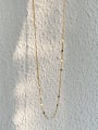 thumb 925 Sterling Silver Irregular Vintage Chain Necklace 2