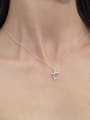thumb 925 Sterling Silver Dolphin Dainty Necklace 1