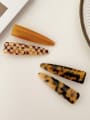 thumb Cellulose Acetate Trend Water Drop Alloy Hair Barrette 1