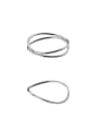 thumb 925 Sterling Silver Round Minimalist Stackable Ring 4