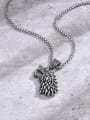 thumb Stainless steel Animal Hip Hop Wolf Head Pendant Necklace 2