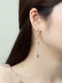 thumb Alloy Water Drop Trend Threader Earring 1