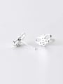 thumb 925 Sterling Silver Hollow Bee Trend Stud Earring 0