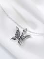 thumb 925 Sterling Silver Butterfly Cute Necklace 0
