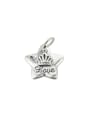 thumb Vintage Sterling Silver With Minimalist Crown Letters Pendant Diy Accessories 0