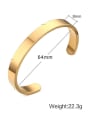 thumb Titanium Geometric Minimalist Bracelet 3
