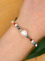 thumb Stainless steel Freshwater Pearl Multi Color Round Bohemia Bracelet 2