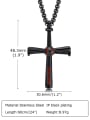 thumb Stainless steel Cross Hip Hop Regligious Necklace 4