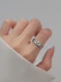 thumb 925 Sterling Silver Butterfly Vintage Band Ring 1