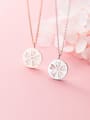 thumb 925 Sterling Silver Shell Flower Minimalist Necklace 1