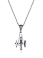 thumb Stainless steel Skull Hip Hop Necklace 0