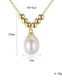 thumb 925 Sterling Silver Freshwater Pearl  Pendant Necklace 4