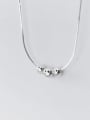 thumb 925 Sterling Silver Face Minimalist Necklace 1