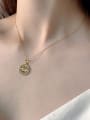 thumb 925 Sterling Silver Golden Libra pendant Necklace 0
