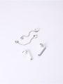 thumb Titanium Tassel Minimalist Ear Chain Earring 0