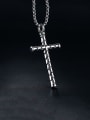 thumb Stainless Steel Cross Minimalist Regligious Necklace 3