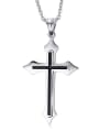 thumb Titanium Steel Cross Minimalist Regligious Necklace 0