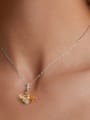 thumb 925 Sterling Silver Cubic Zirconia Cute Bee  Pendant 1
