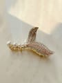 thumb Alloy Cubic Zirconia  Luxury Fish Tail  Jaw Hair Claw 1