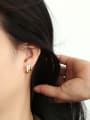 thumb Brass Geometric Vintage Stud Earring 2