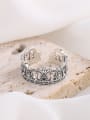 thumb 925 Sterling Silver Cubic Zirconia Crown Vintage Band Ring 3