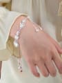 thumb 925 Sterling Silver Flower Vintage Bracelet 1