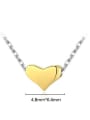 thumb 925 Sterling Silver Minimalist Heart  Pendant Necklace 2