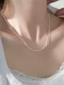 thumb 925 Sterling Silver Geometric Minimalist Necklace 1
