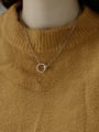 thumb 925 Sterling Silver Hollow Geometric Vintage Necklace 2
