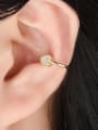 thumb Copper Cubic Zirconia Heart Dainty Clip Earring 1