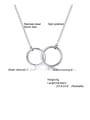 thumb Titanium Steel Geometric Minimalist Necklace 1