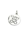 thumb Vintage Sterling Silver With Vintage Round Letter Pendant Diy Accessories 1