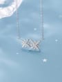 thumb 925 Sterling Silver Cubic Zirconia  Star  Necklace 1