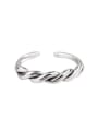 thumb 925 Sterling Silver Vintage Twisted double-layer twist  Band Ring 0