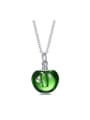thumb Stainless steel Glass Stone Friut Minimalist Necklace 4