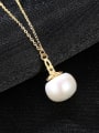 thumb 925 Sterling Silver Freshwater Pearl Pendant Necklace 3