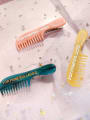 thumb Cellulose Acetate Minimalist Irregular comb Alloy Hair Barrette 1