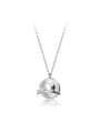 thumb 925 Sterling Silver Cats Eye Cat Minimalist Necklace 2