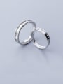thumb 925 Sterling Silver Round Minimalist  Free Size  Ring 2