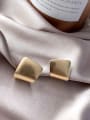 thumb Alloy With Imitation Gold Plated Simplistic Geometric Stud Earrings 1